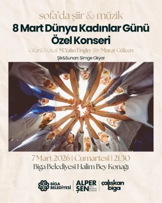 8 Mart Dünya Kadınlar Günü Özel Konseri: "Sofa'da Şiir & Müzik"