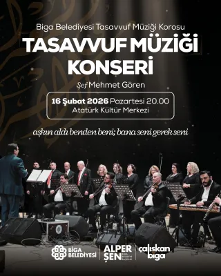 Biga Belediyesi Tasavvuf Müziği Konseri