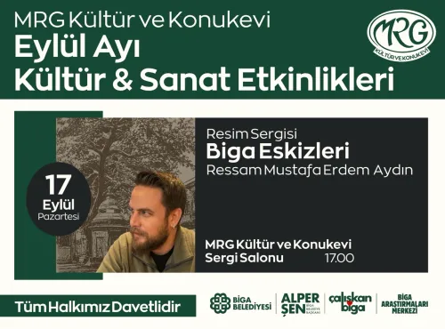 Resim Sergisi: Ressam Mustafa Erdem Aydın’dan "Biga Eskizleri"