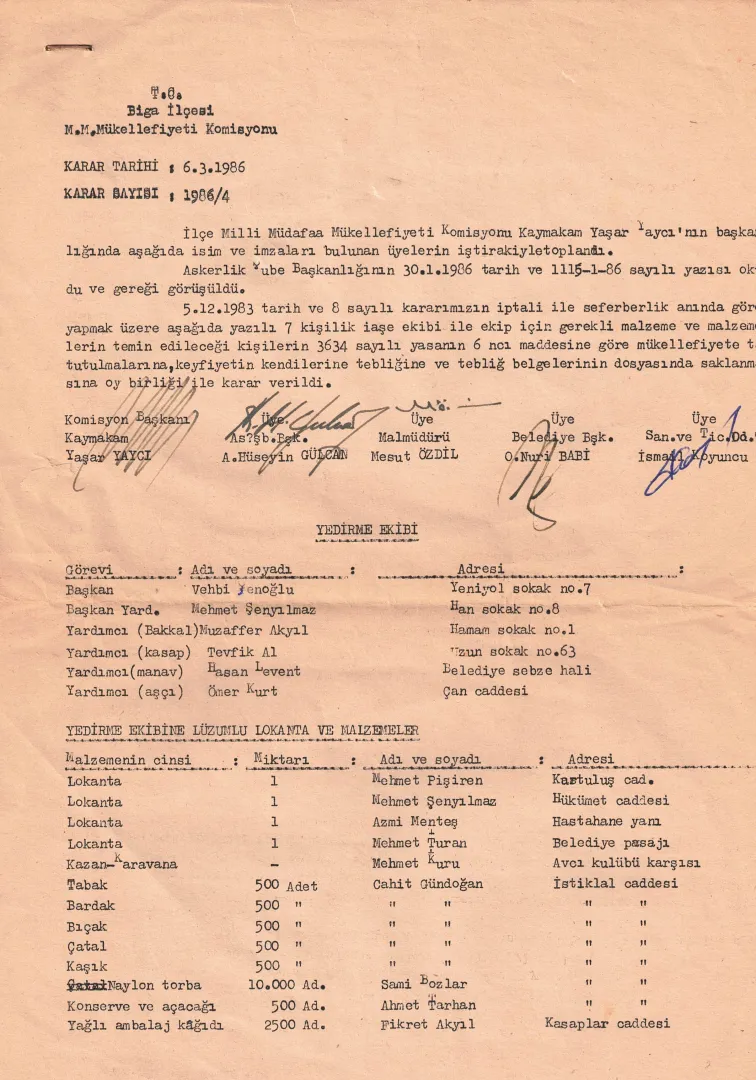 “Arşivlerden Çıkan Tarih: 1986 Seferberlik Kararı”
