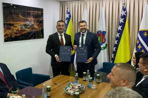 Bosna ile Biga Arasında Kardeşlik Bağları Güçleniyor