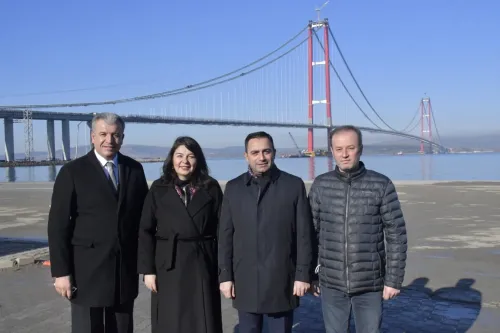1915 Çanakkale Köprüsü'nden Yürüyerek Asya'dan Avrupa Kıtasına Geçildi - Fotoğraf 2