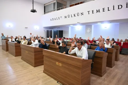 Belediye Meclisi Ağustos Ayı Olağan Birleşimi, Belediye Başkanımız Alper Şen'in başkanlığında toplandı. - Fotoğraf 1