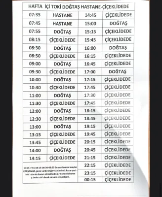 BİGA BELEDİYESİ S.S.76 NO.LU BİGA ŞEHİRİÇİ MİNİBÜSLERİNİN KIŞ UYGULAMASI GÜZERGAHLARI VE KALKIŞ SAATLERİ - Fotoğraf 7