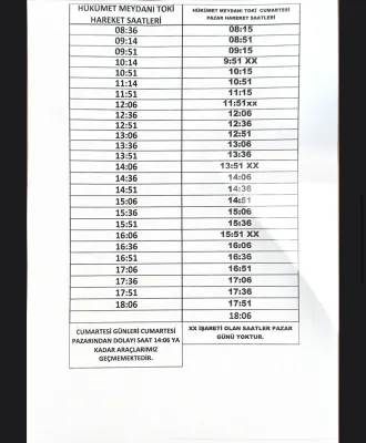 BİGA BELEDİYESİ S.S.76 NO.LU BİGA ŞEHİRİÇİ MİNİBÜSLERİNİN KIŞ UYGULAMASI GÜZERGAHLARI VE KALKIŞ SAATLERİ - Fotoğraf 10