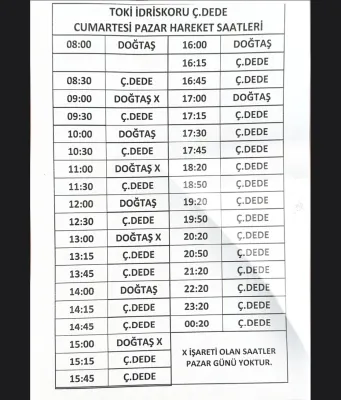 BİGA BELEDİYESİ S.S.76 NO.LU BİGA ŞEHİRİÇİ MİNİBÜSLERİNİN KIŞ UYGULAMASI GÜZERGAHLARI VE KALKIŞ SAATLERİ - Fotoğraf 4