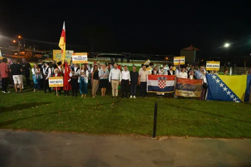 Biga Belediyesi Uluslararası Halk Oyunları Festivali Göz Doldurdu - Fotoğraf 5