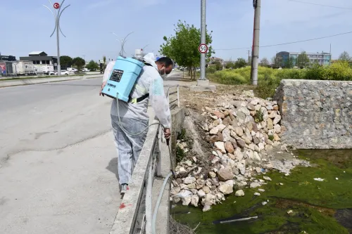 Biga Belediyesi'nden Larva İlaçlaması - Fotoğraf 2