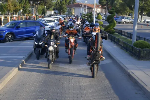 Biga Motosiklet Festivaline Damga Vuran Anlar - Fotoğraf 8