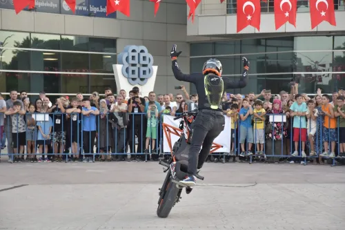 Biga Motosiklet Festivaline Damga Vuran Anlar - Fotoğraf 1