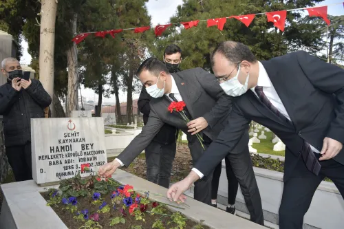 Köprülülü Hamdi Bey Şehit Edilişinin 102. Yılında Anıldı