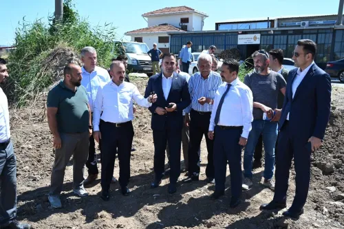 Uzunsu Deresi Islah Çalışması Yerinde İncelendi